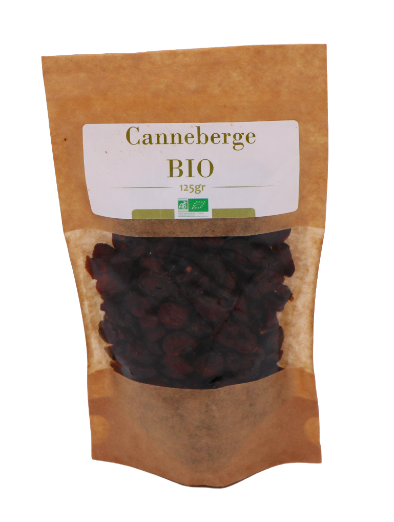 Canneberge Bio 125g – Infusée au Jus de Pomme
