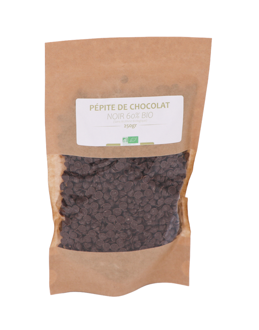 Pépites de Chocolat Noir 60% Bio