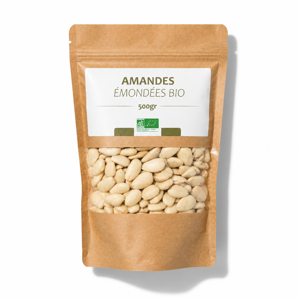 Amandes Émondées Bio