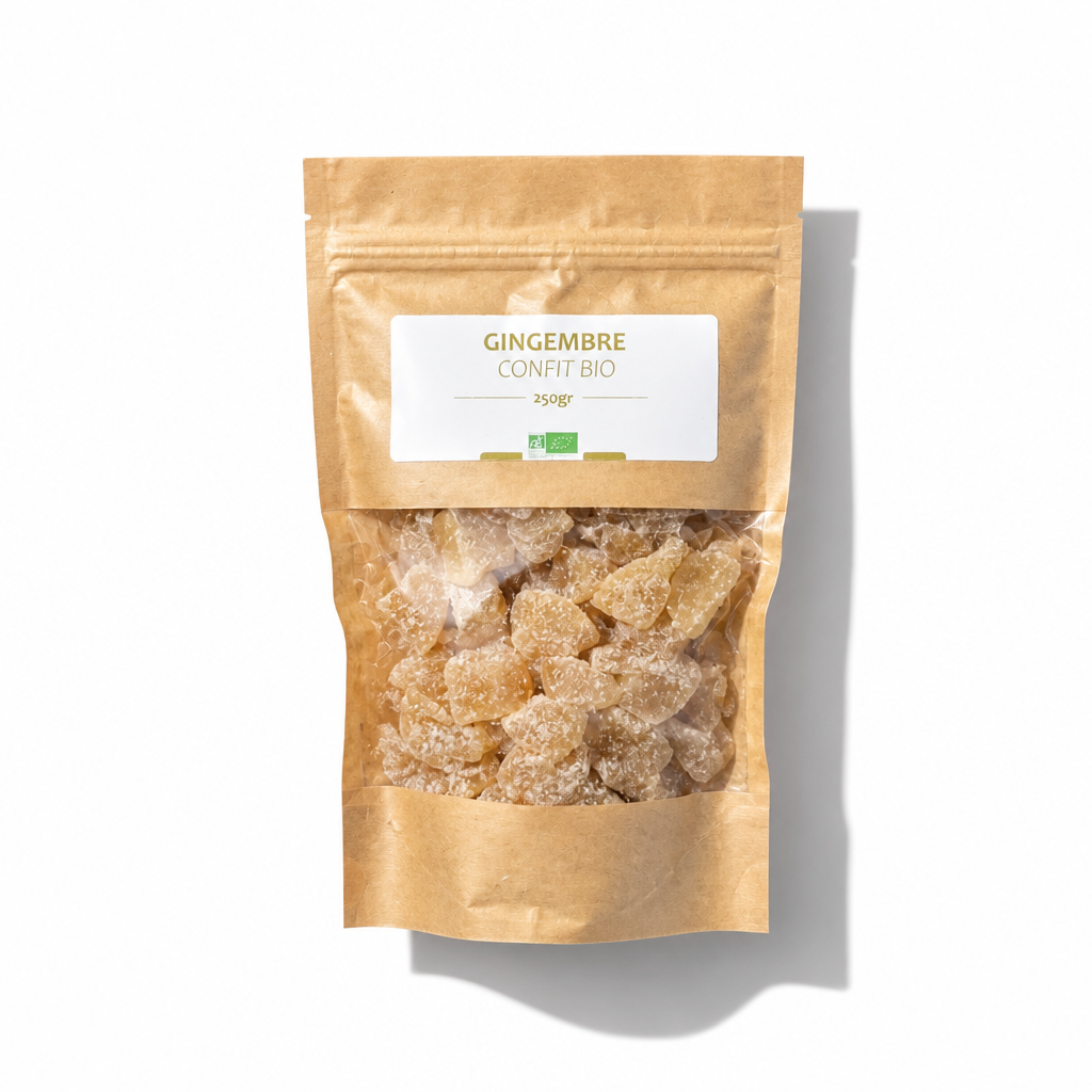 Gingembre Confit Bio 250g