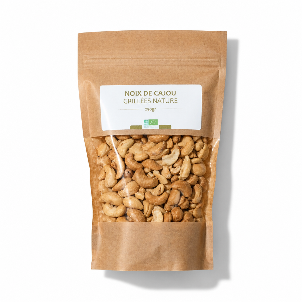 Noix de Cajou Grillées Nature Bio 250g