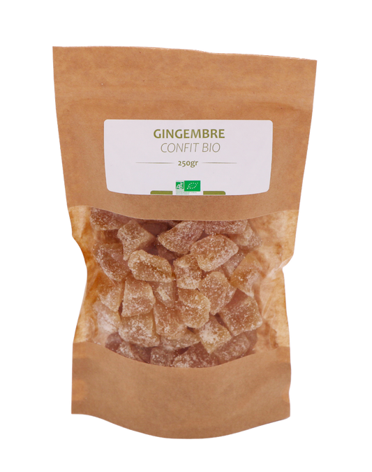 Gingembre Confit Bio 250g