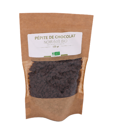 Pépites de Chocolat Noir 60% Bio