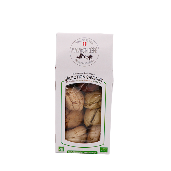 Macarons Artisanaux Sélection Saveurs BIO