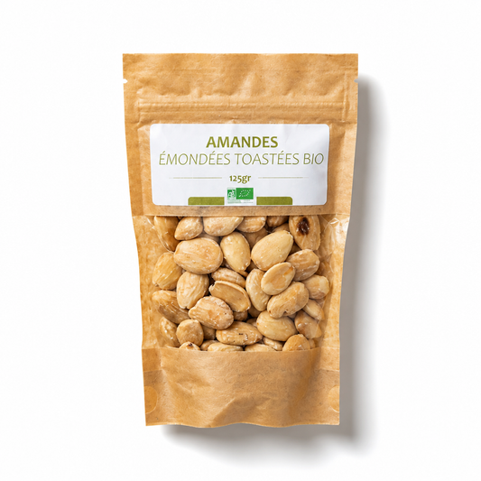 Amandes Émondées Toastées Bio