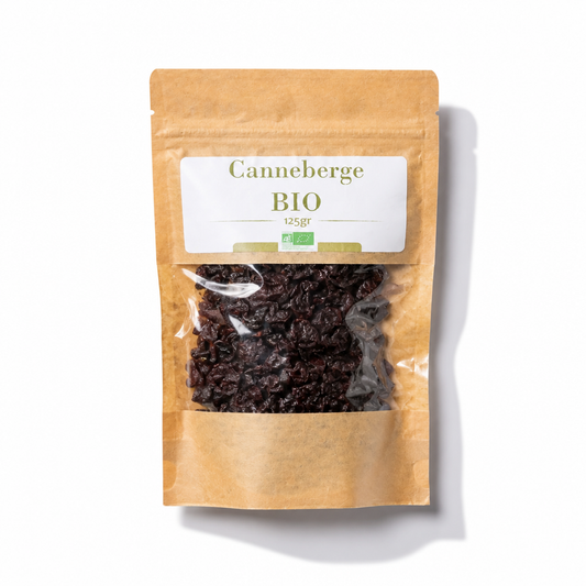 Canneberge Bio 125g – Infusée au Jus de Pomme