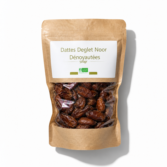 Dattes Deglet Noor Dénoyautées Bio 500g