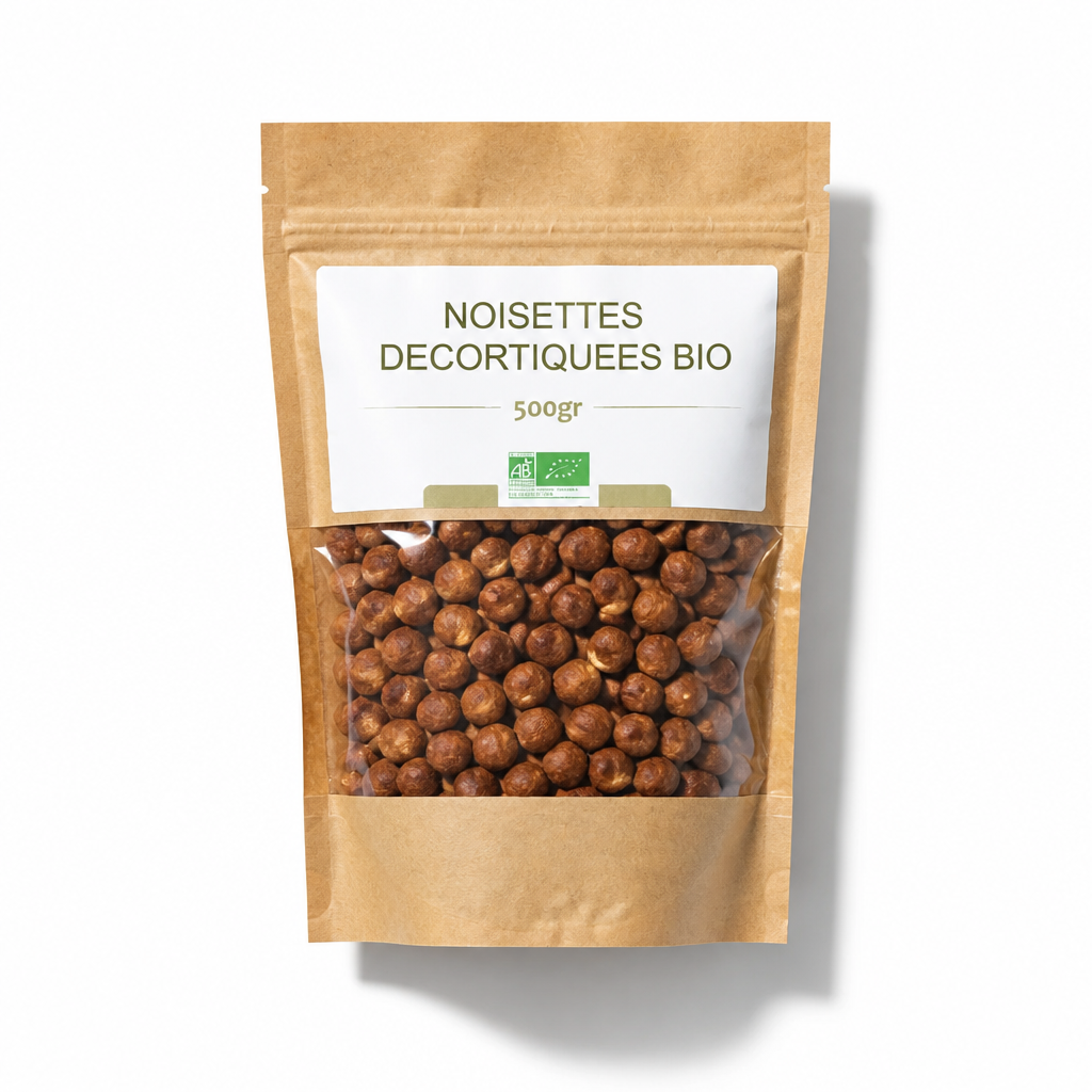 Noisettes Décortiquées Bio
